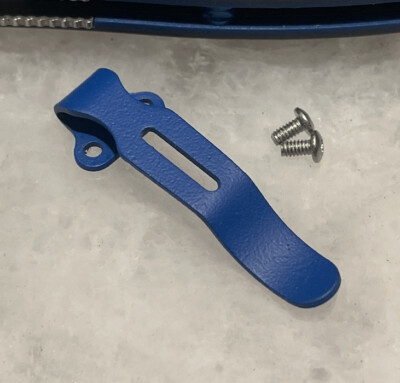 Flat Blue Pocket Clip For Benchmade Bugout 535 533 Mini Osborne 945 940 Knife