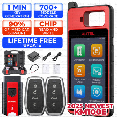 2026 Autel Scanner MaxiIM KM100E Key Fob Programming Tool Programmer Immobilizer