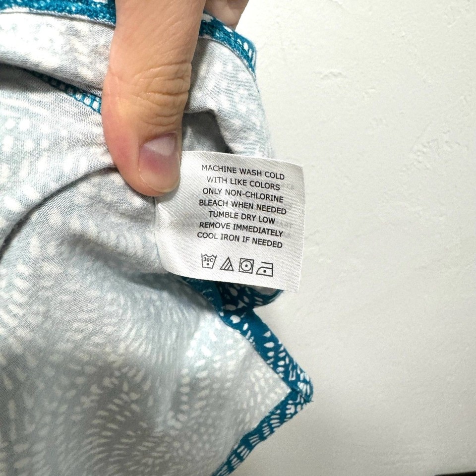 Coolibar Dress Oceanside Tank Top UV Protection Activewear Blue Womens