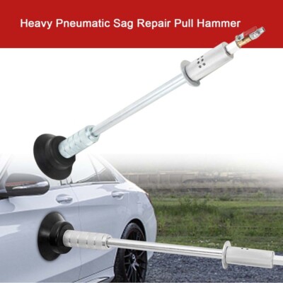 Air Pneumatic Auto Body Dent Puller Repair Tool Vacuum Suction Cup Slide Hammer