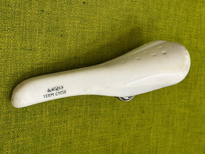 Sedile Viscount Dominator Old School Bmx Guscio Rigido BIANCO Manopole - Foto 8