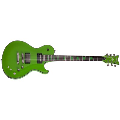 Schecter Kenny Hickey Solo-6 EX S Baritone Electric Guitar Steele Green NEW
