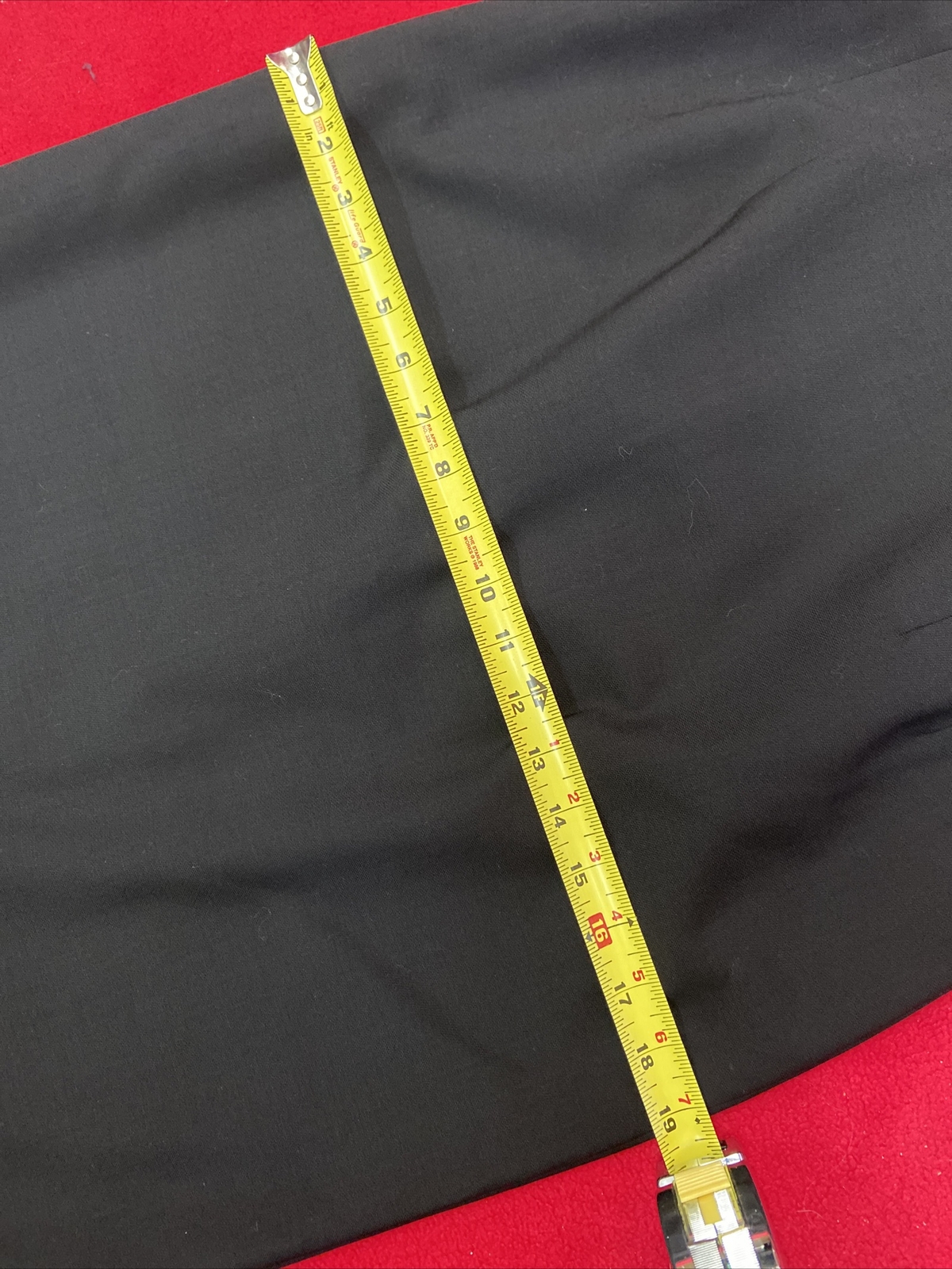 BLACK BASIC Talbots Petite Size 10 Wool knee leng… - image 3