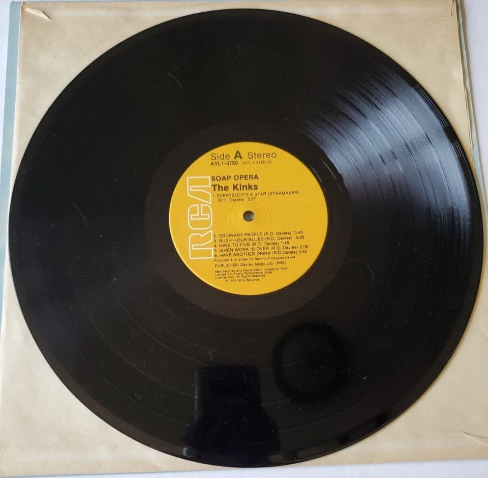 The Kinks present a Soap Opera feat. Norman & the Starmakers vinyl  AYL1-3750 - Image 2 of 4