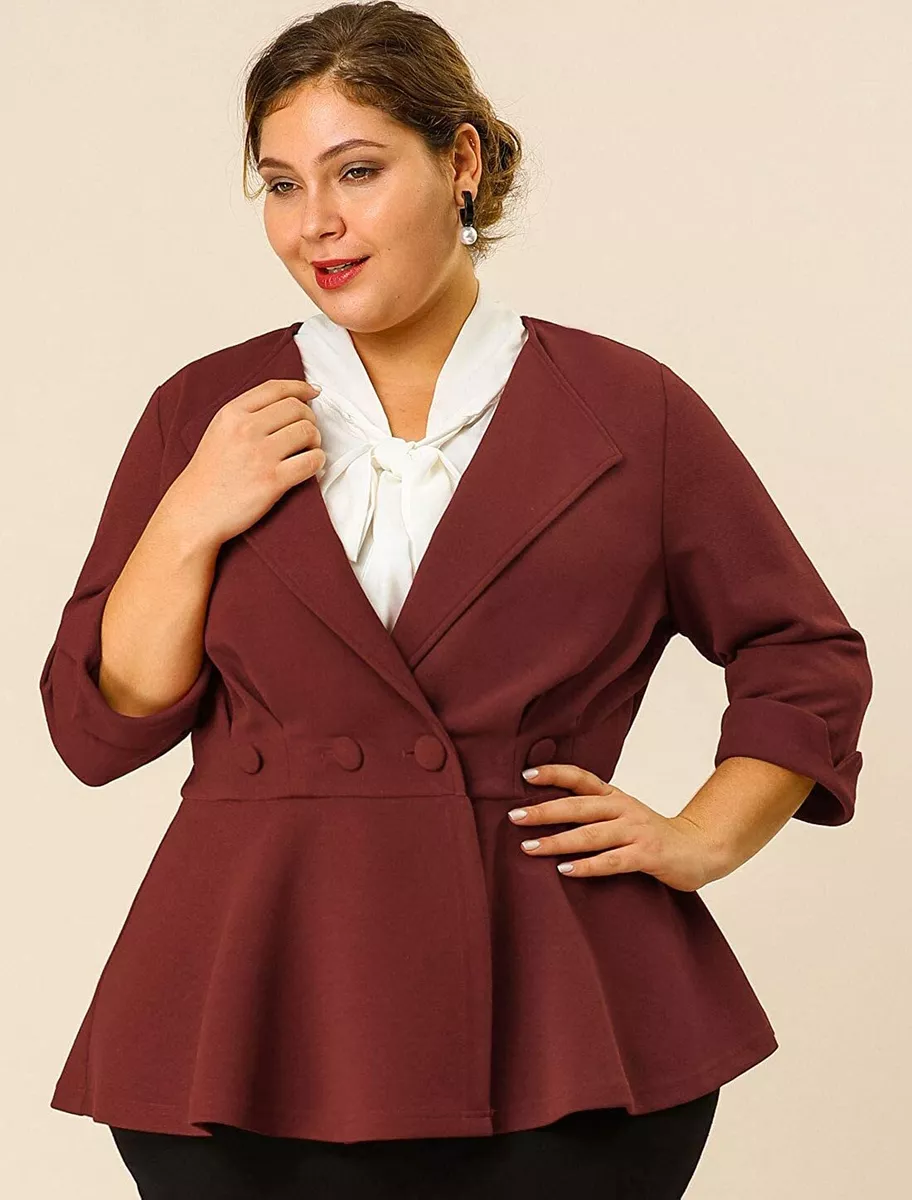 Plus size formal best sale blazers
