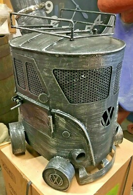 V W CAMPER VAN CHIMINEA / OUTDOOR STOVE / LOG BURNER / GARDEN FEATURE / NEW  | eBay