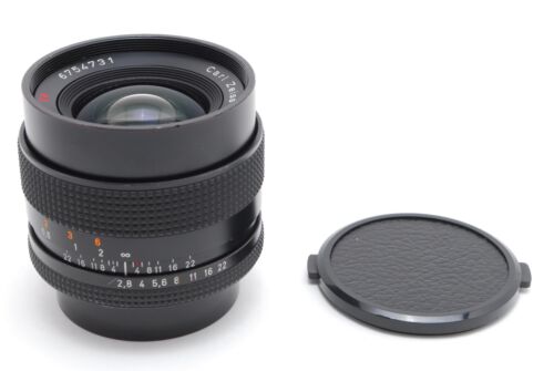 【N MINT】CONTAX Carl Zeiss Distagon 28mm f/2.8 T* AEJ Lens C/Y FR Cap From Japan - Picture 3 of 8
