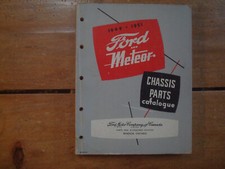 1949 - 1951 Ford And Meteor Chassis Parts Catalogue. Canadian