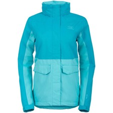Highlander Canna Women's Jacket Womens Coat Windreaker Travel Sea Green