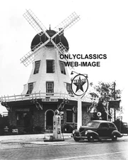 1940 WINDMILL TEXACO GAS STATION 8X10 PHOTO PUMP SIGN CAR KY ROADSIDE AMERICANA