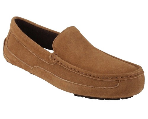 UGG PUMPED SLIDE MUSTARD SEED SHEARLING PLATFORM SHOES US 10 / EU