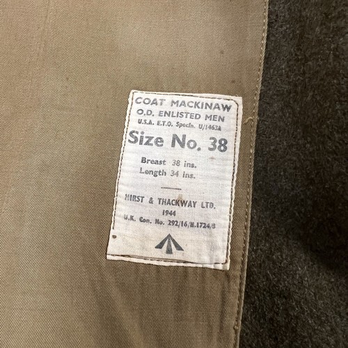 Vintage 40s WW2 Jeep Coat Mackinaw Jacket M1938 Size 38 Barnstormer Military - Picture 8 of 10