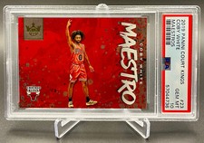 2019-20 Panini Court Kings Coby White Maestros PSA 10 RC Rookie Gem Mint #23