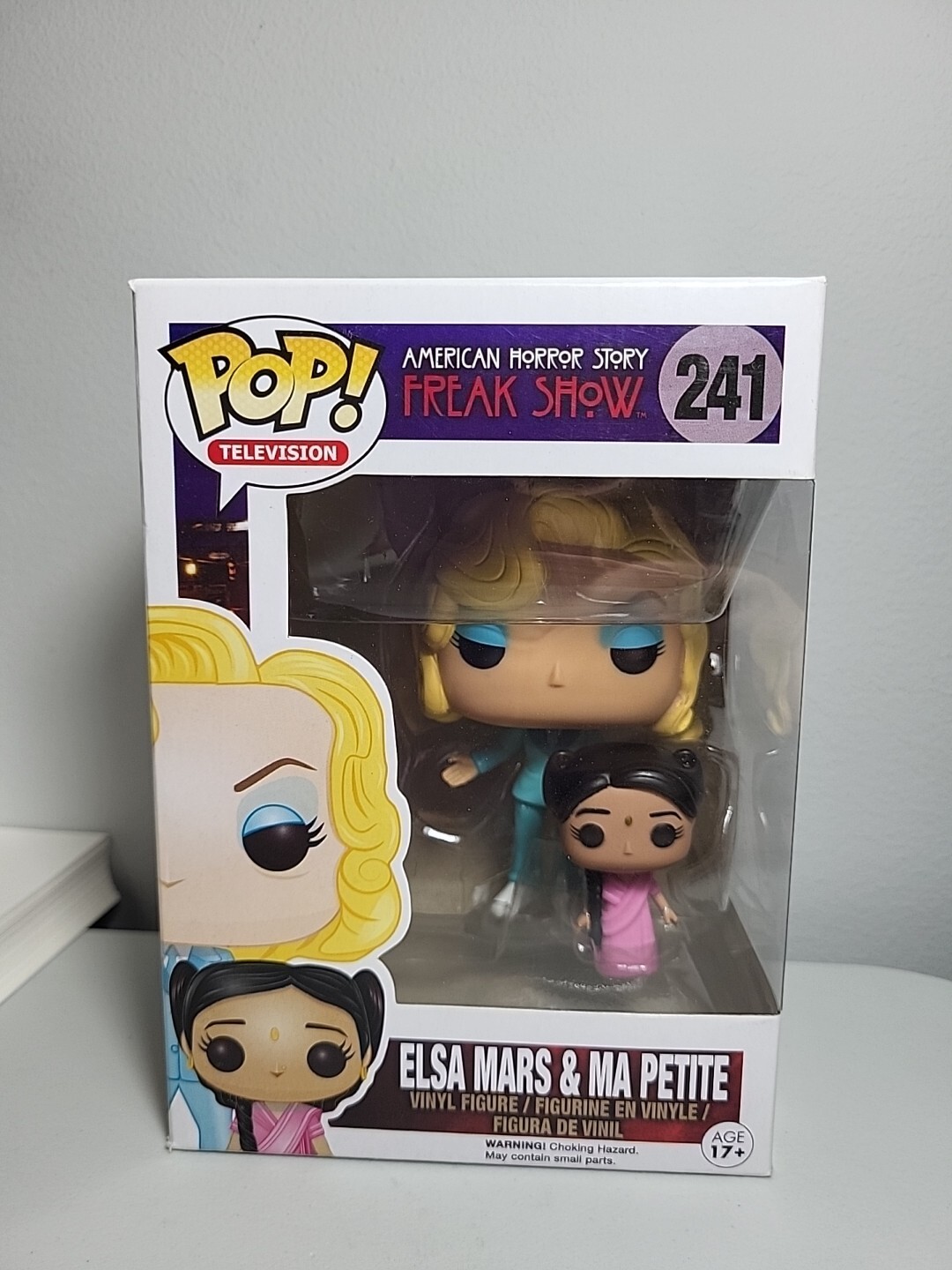 Elsa Mars and Ma Petite Funko Pop 241 American Horror Story Freak Show