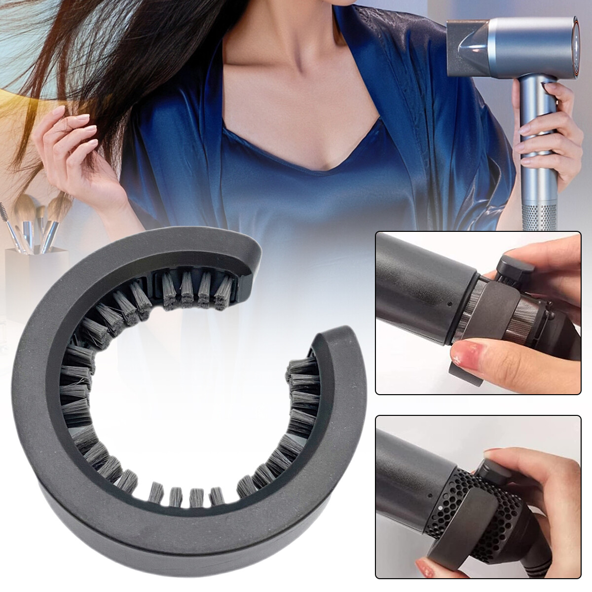 Brush Cleaner Cleaning Filter On Dyson Airwrap Hair Styler