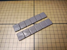 1/4 oz Steel Stick on Wheel Weights 12 Pcs Gray Car Truck Motorcycle low profile