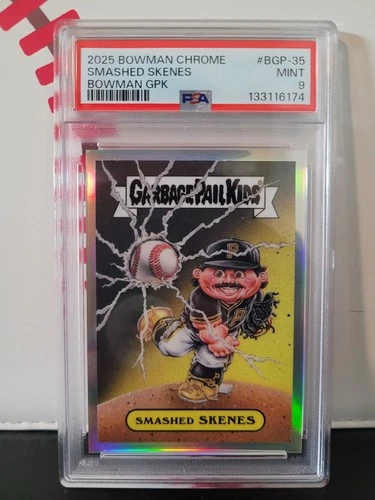 2025 Bowman Chrome Bowman Garbage Pail Kids BGP-35 Paul Skenes PSA 9