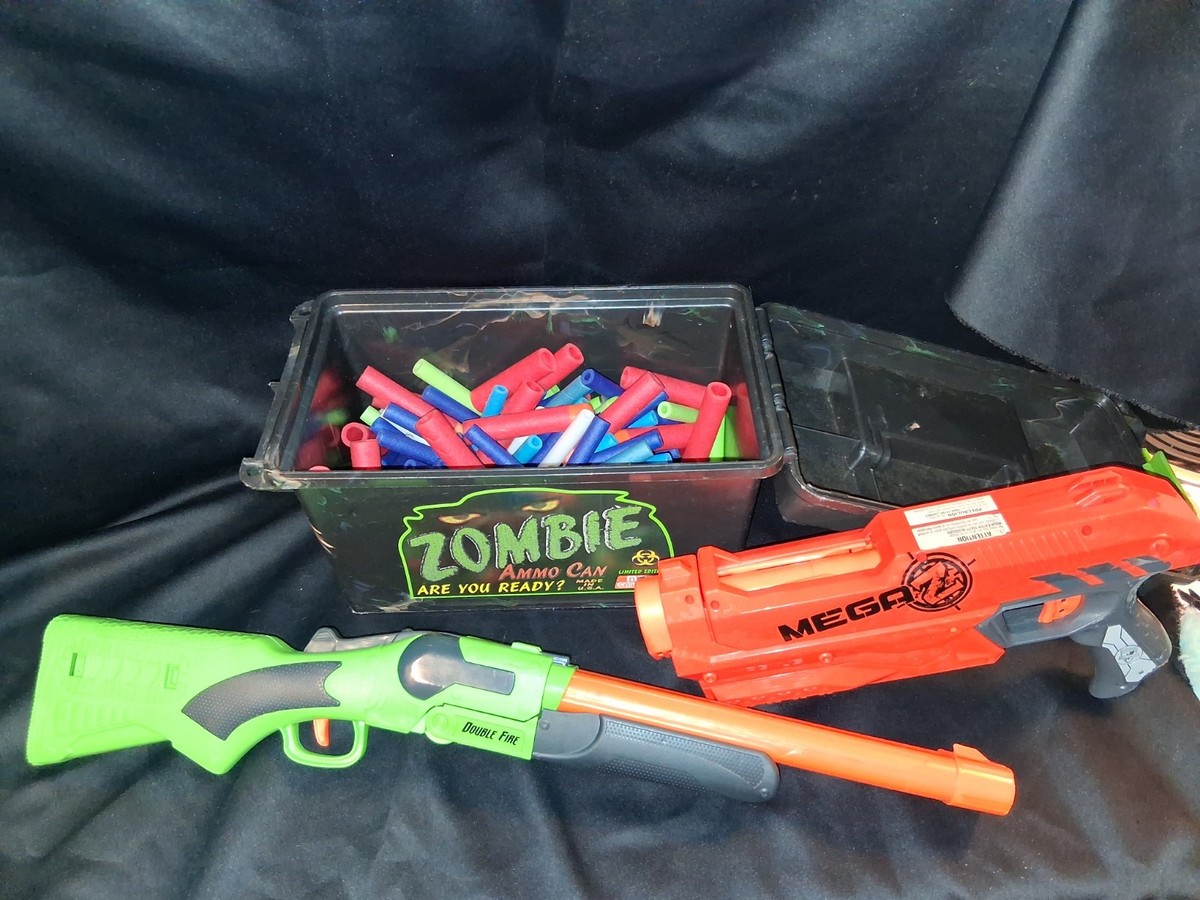 Nerf Zombie (A6562) Strike Doublestrike Blaster | eBay