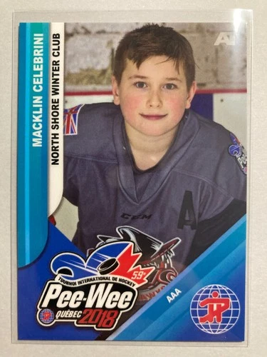 2018 Quebec Pee-Wee Tournament #0810 Macklin Celebrini (San Jose Sharks)