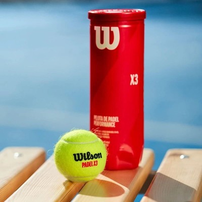 Wilson Padel Tennisbälle X3 Premier Performance Speed 3er Pack