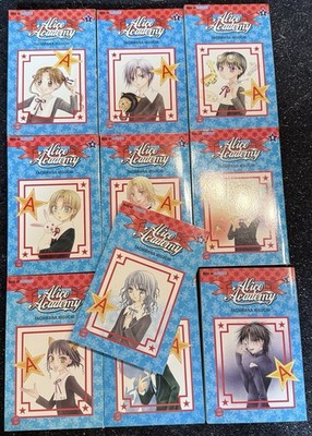 Alice Academy Manga Band 1-10 komplett sehr gut