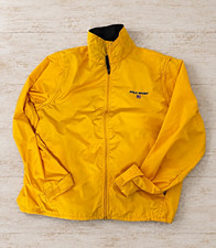 Vintage Polo Sport Ralph Lauren Yellow Zip-Off Sleeve Jacket M