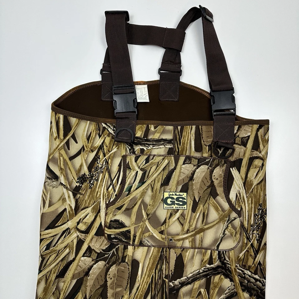 Gander Mountain Guide Series Reversible Mens Chest Sockfoot Waders Size Large - Image 2 of 4