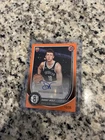 2025/26 Bowman Orange /25 Danny Wolf Auto Autograph Nets RC Rookie