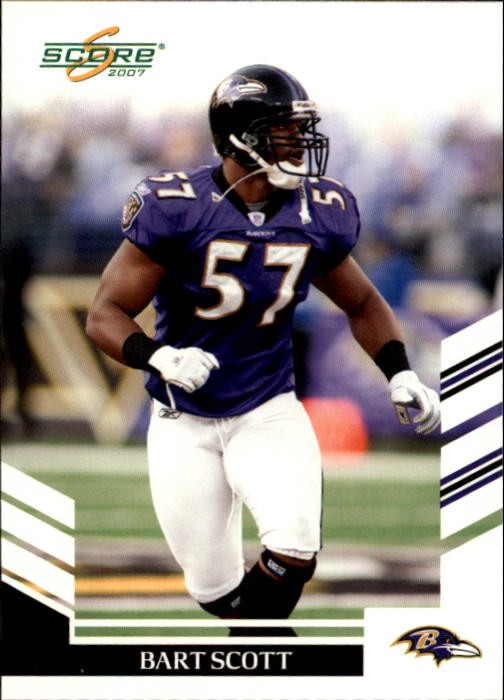 2007 Score Football Card #183 Bart Scott