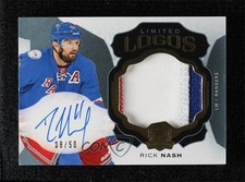 2016-17 Upper Deck The Cup Limited Logos 8/50 Rick Nash #LL-RN Auto 1fl4