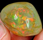59Ct Orange Brown Opal Nugget Specimen Carved Facet Rough YWPT2412 — photo 1