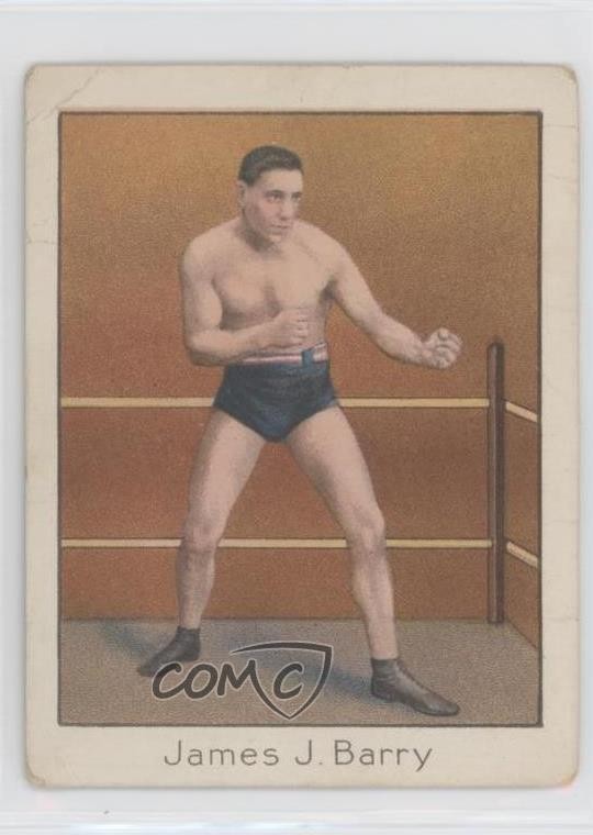 1910 ATC T220 Champion Athlete & Prize Fighter Series Tobacco James J Barry 04hd