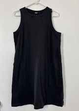 Old Navy A-Line Vintage Mini T-Shirt Sleeveless Dress Dark Gray Cotton Medium