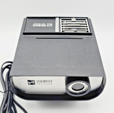 GAF View-Master 100 Deluxe Projector with Case  3 Classic 1957 Disney 3D Reels