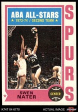 1974 Topps #205 Steve Nater Spurs UCLA 8 - NM/MT