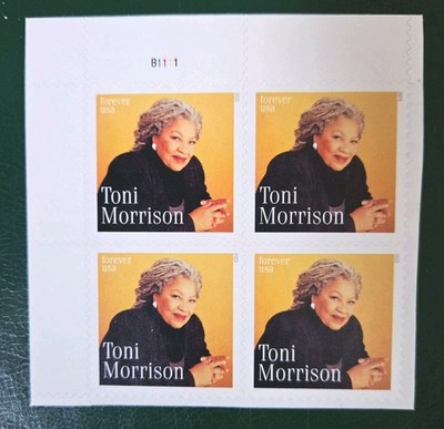 U.S.A. Toni Morrison. Block of 4v, Forever stamps 2023