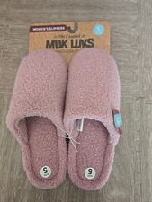 Muk Luks Women's Mazie Slippers Color Mauve Pink Size 5-6 New