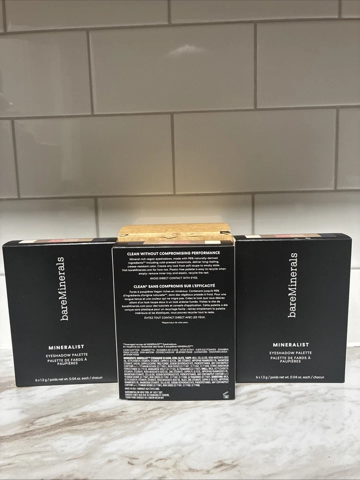 Bare Minerals Mineralist Eye Shadow Palette UltraNatural Brand New (Lot Of 3) - Image 2 of 4