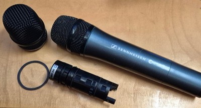 Sennheiser SKM 100 G2 Handsender + MMD 945 Kapsel + 835 Kapsel + NEUER Korb OVP
