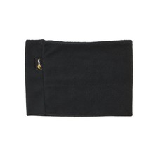 Kids 2Ply Micro Fleece Neck Warmer Gaiter Black Winter Warm Scarf Wrap Set