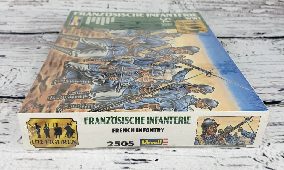 Figuras de soldado de infantería francés Revell Primera Guerra Mundial 1/72 #2505 - Nuevo sellado Foto 3 de 4