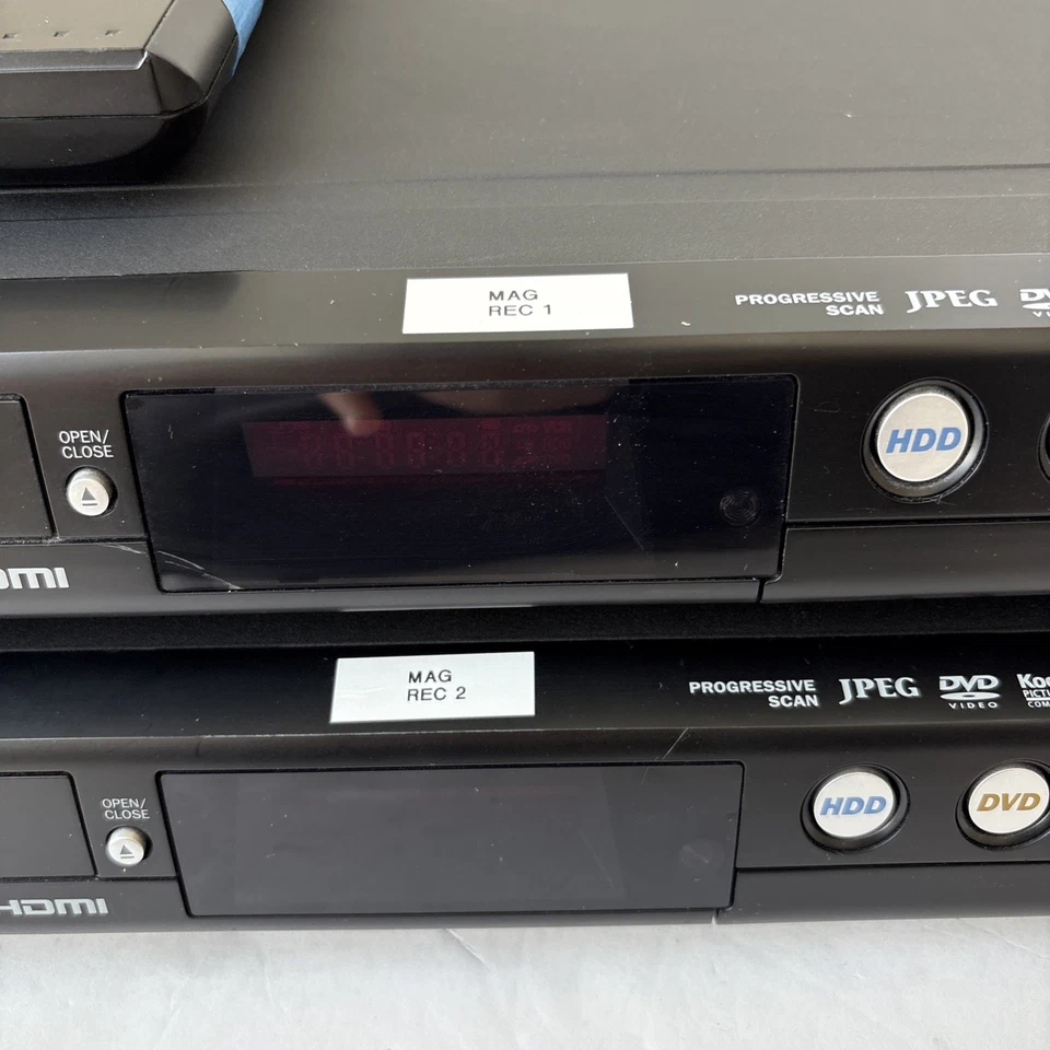 Magnavox H2160MW9 HDD & DVD Player Recorder w/ Remote Manual (LOT OF 2) - Image 3 of 4