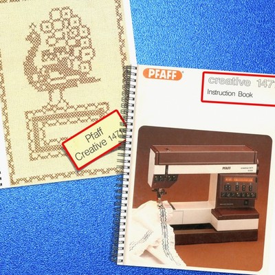 PFAFF Creative 1471 Manual & Creative Ideas Book, FULL COLOR - 295 PAGE BUNDLE!