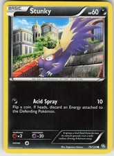 Stunky 76/124 Dragons Exalted Pokemon Lightly Played LP