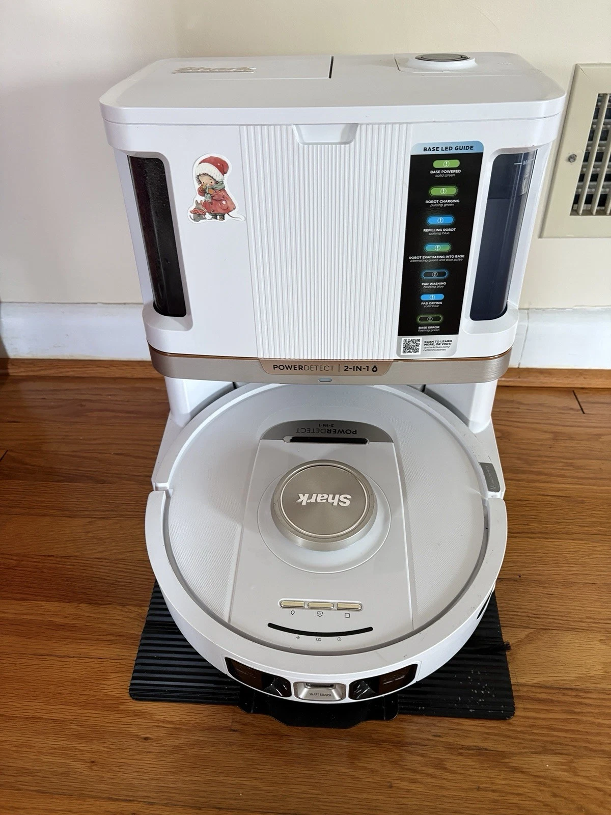 Shark PowerDetect | 2-in-1 Robot Vacuum & Mop | NeverTouch Pro Base
