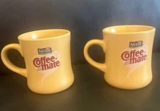Nestle Coffee Mate-Pair-yellow-mint Condition