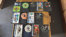 Sega Saturn Sports bundle 7 Games Soccer 97 Actua Golf Rally Slam and Jam NHL