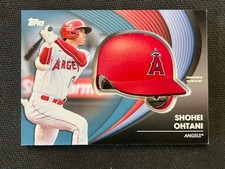 2022 Topps Series 2 - Batting Helmet Commemorative Relics Shohei Ohtani BLUE