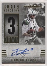 2017 Panini Preferred Chain Reaction Gold 4/10 Jermaine Kearse #317 Auto fm0
