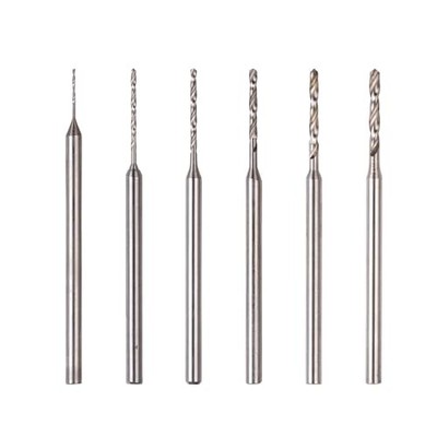 PROXXON Small Diameter Drill Set of 6 [Drill Diameters: 0.5 0.8 1.0 1.2 1.4